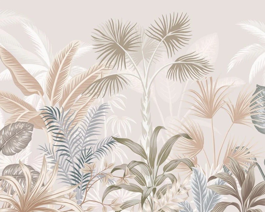 Papier peint panoramique jungle terracotta, XXL, tendance