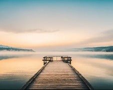 Papier peint photo vue lac