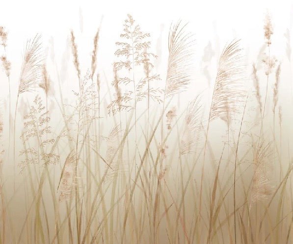 Wheat field flower wallpaper