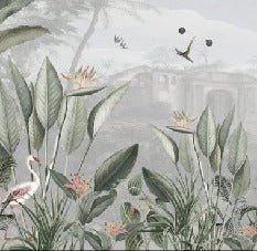 Tropical mirage wallpaper