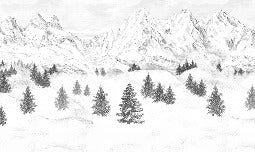 Papier peint Aiguilles d'Arves, XXL, tendance