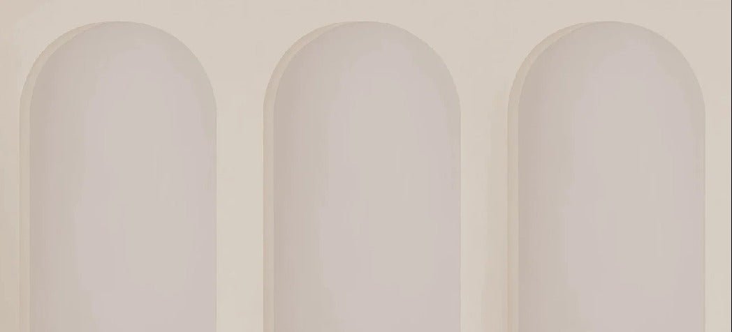 Papier peint panoramique arche beige