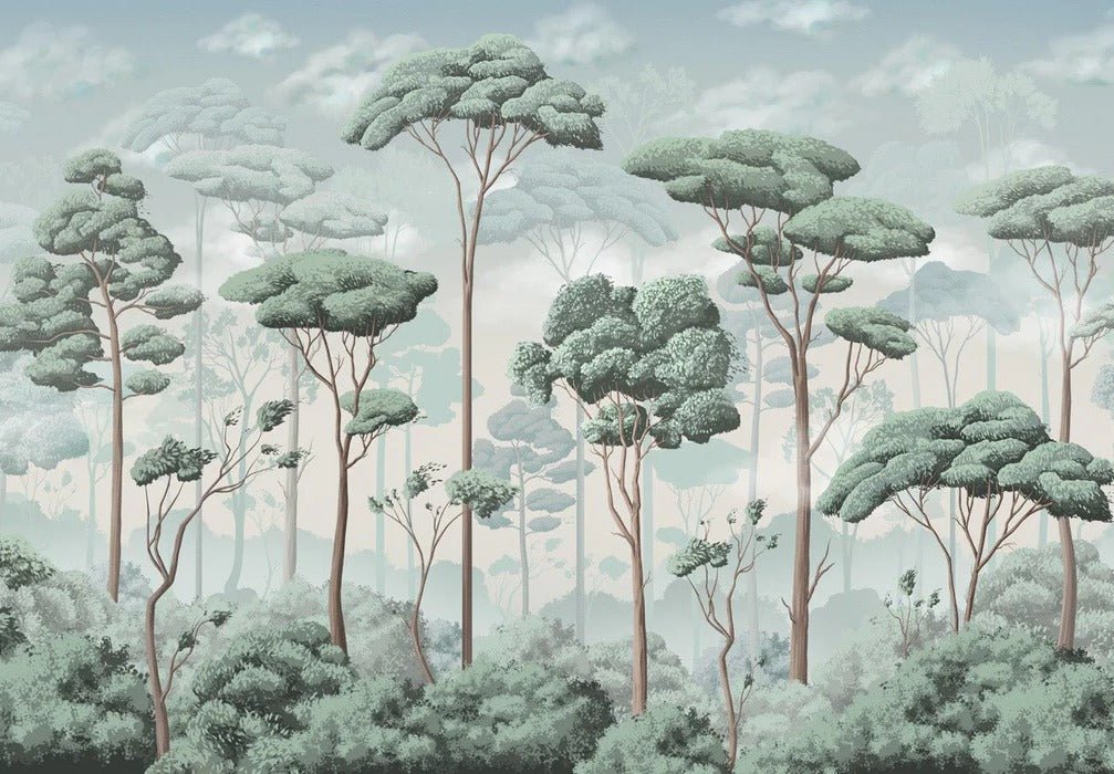 Papier peint panoramique pinède volupté, XXL, tendance