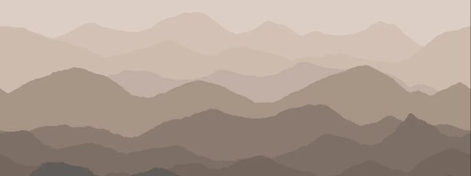 Papier peint panoramique dunes terracotta