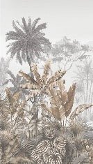 Papier peint tendance tropical sepia, XXL, tendance