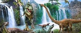 Papier peint Dinosaures 3D