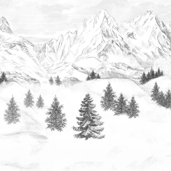 Papier peint Aiguilles d'Arves, XXL, tendance