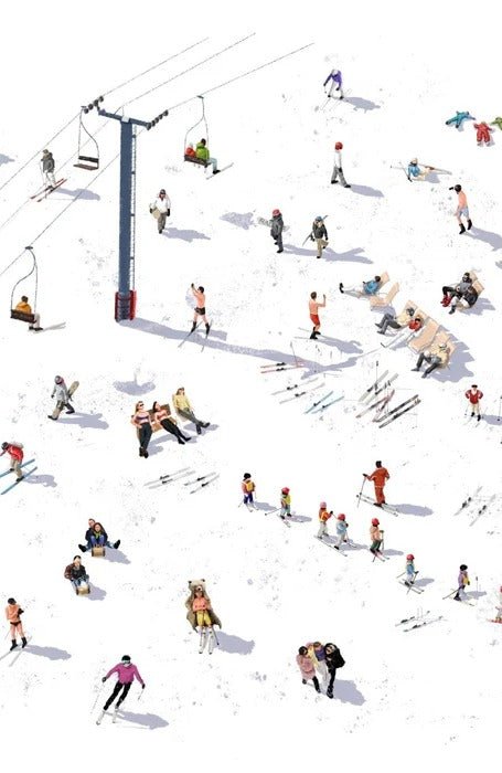 Papier peint panoramique après ski