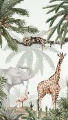 Papier peint enfant jungle paisible