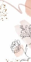 Papier peint formes et fleurs
