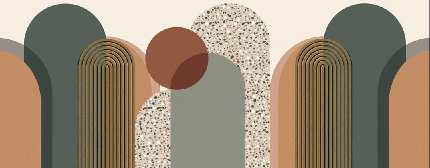 Papier peint Art déco graphique tendance, XXL, tendance