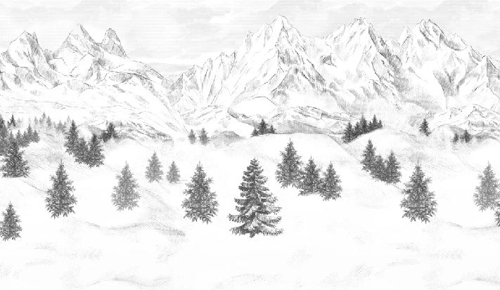 Papier peint Aiguilles d'Arves, XXL, tendance