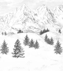 Papier peint Aiguilles d'Arves, XXL, tendance