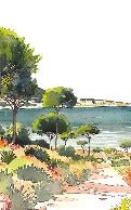 Panoramic summer air wallpaper