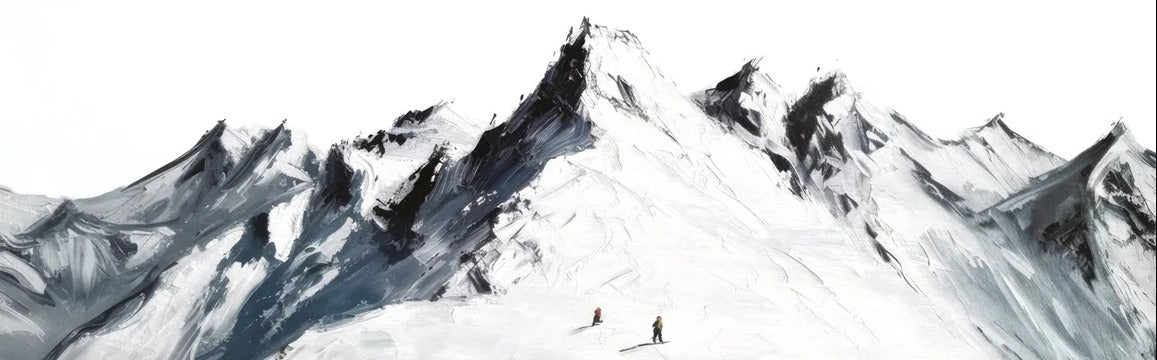 Papier peint ski alpinisme en montagne, XXL, tendance