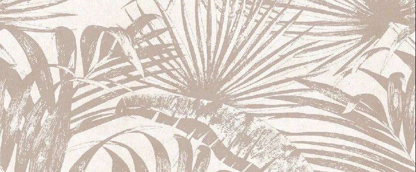 Papier peint monochrome jungle feuille, XXL, tendance