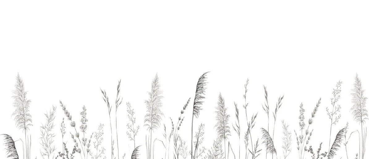 Papier peint poétique pampa, XXL, tendance