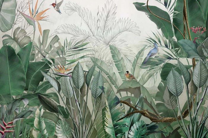 Amazonia quintessence panoramic jungle wallpaper