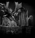 Papier peint panoramique batman film héro all dark