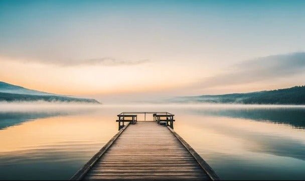 Papier peint photo vue lac, XXL, tendance