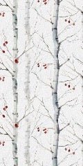 Papier peint peinture bouleau, XXL, tendance