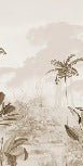 Papier peint panoramique jungle eden sépia, XXL, tendance