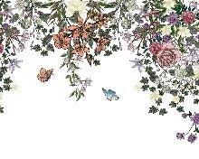 Spring Floral panoramic flower wallpaper