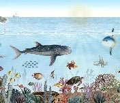 Papier peint animaux marins, XXL, tendance