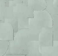 Papier peint panoramique découpé vert