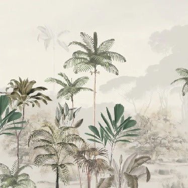 Papier peint panoramique jungle eden vert, XXL, tendance