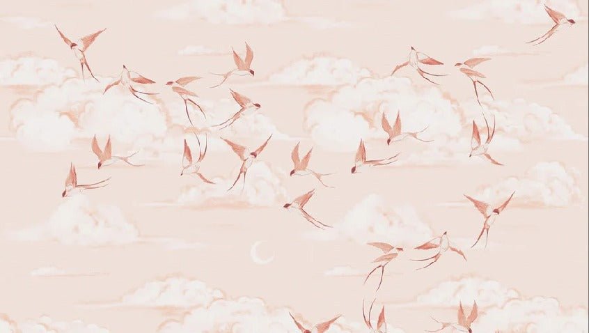 Papier peint chambre enfant poétique terracotta, XXL, tendance