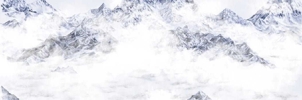 Mount Everest blue wallpaper