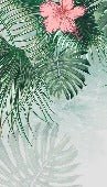 Palm flower wallpaper