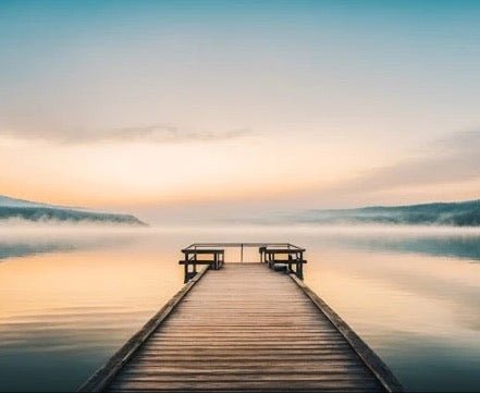 Papier peint photo vue lac
