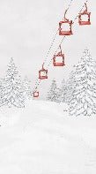 Red gondola mountain wallpaper