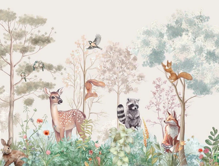 Papier peint chambre enfant nature magique beige, XXL, tendance