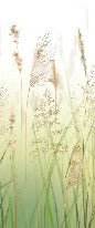 Gradient wheat field flower wallpaper