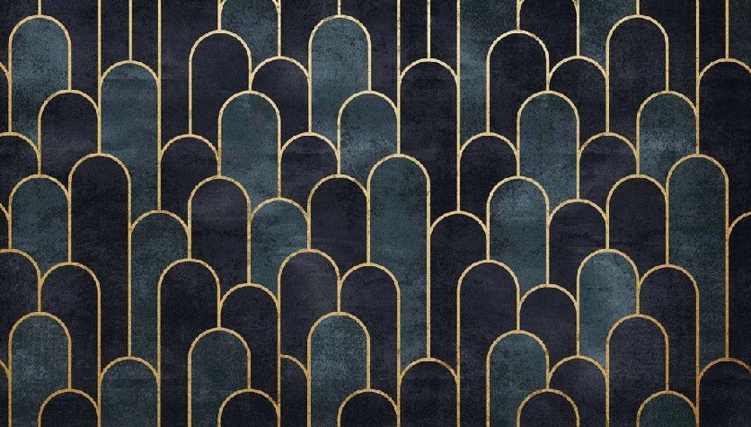 Papier peint dark blue chic