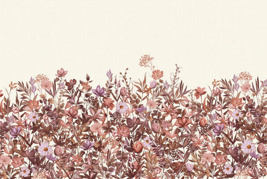 Brush flower wallpaper