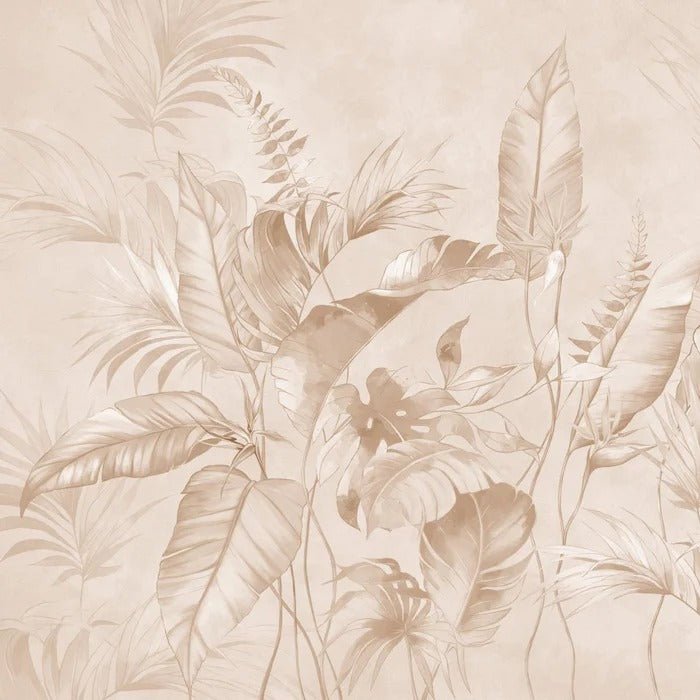 Elegant jungle powder wallpaper