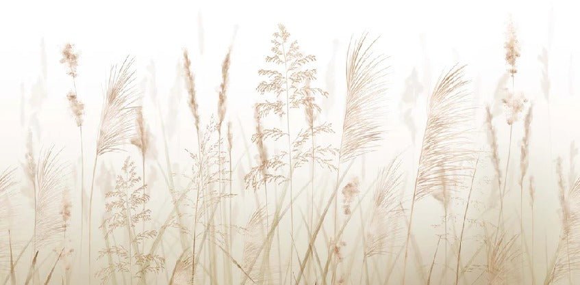 Papier peint fleur des champs de blé, XXL, tendance