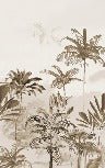 Papier peint panoramique jungle eden sépia, XXL, tendance