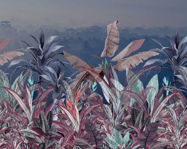 Papier peint panoramique éclat botanique, XXL, tendance