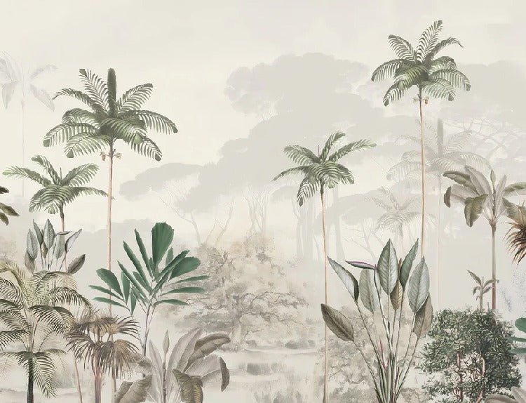 Papier peint panoramique jungle eden vert, XXL, tendance