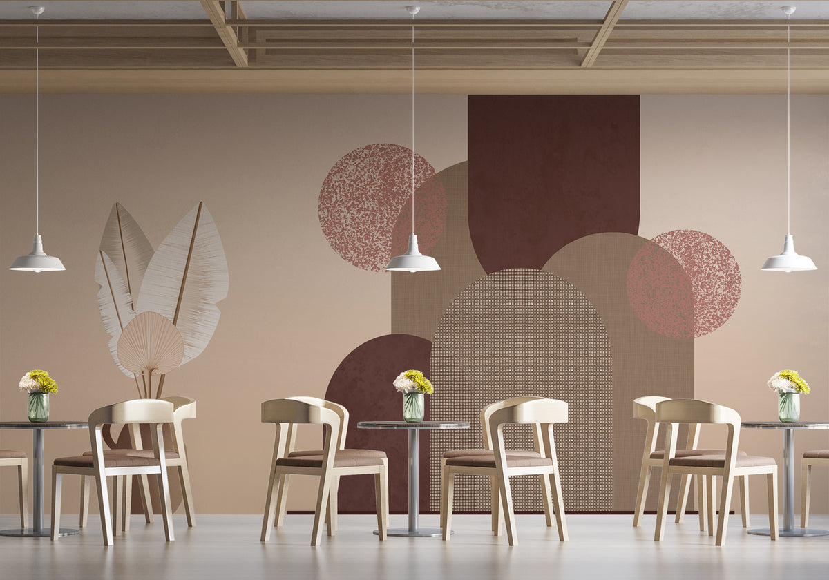 Bistro wallpaper decorative art design