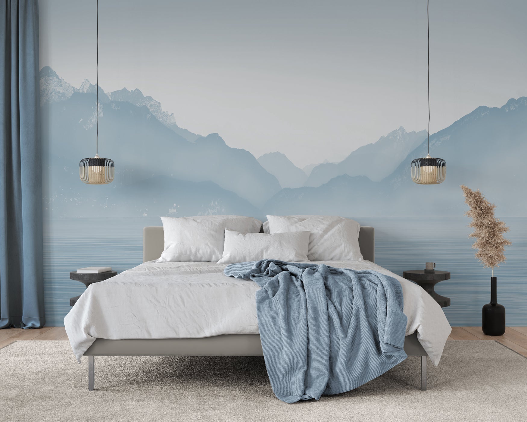Papier peint Annecy et son lac paisible, XXL, tendance