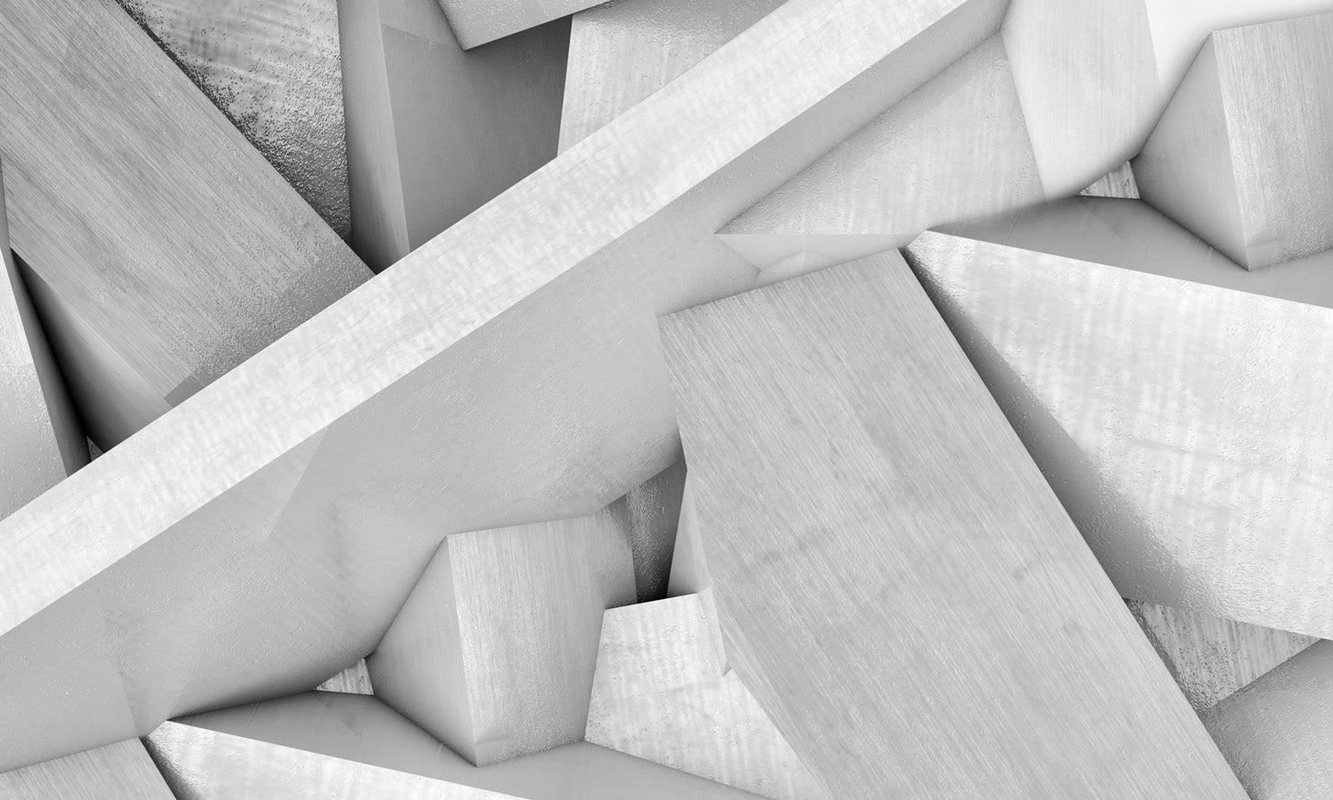 Papier peint bistrot 3D design architectural béton, mural concept, tendance