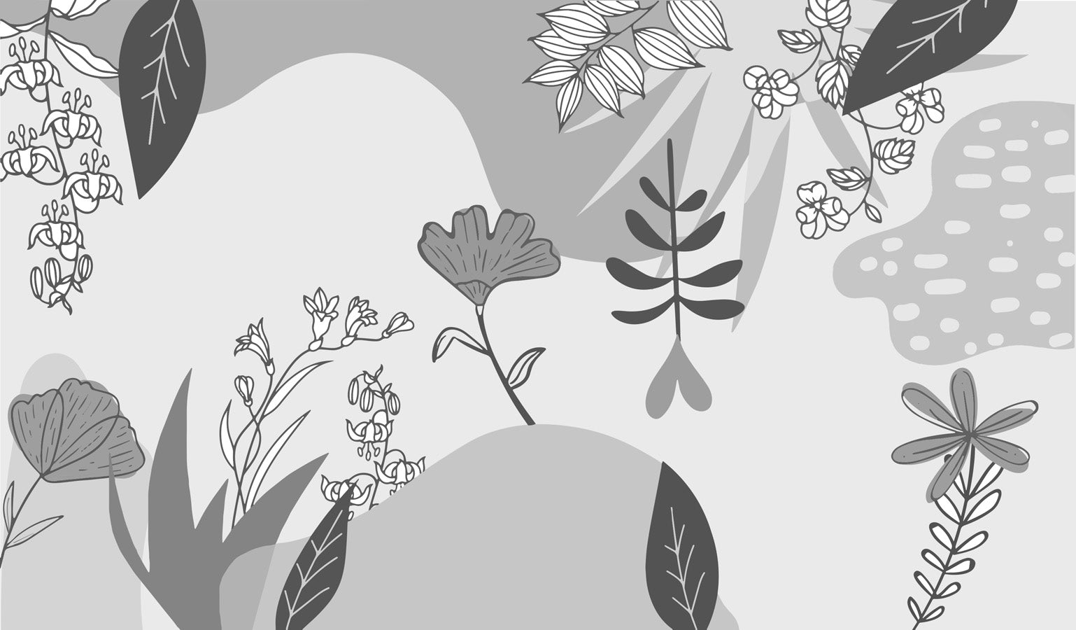 Papier peint cuisine tendance noir et blanc, mural concept, tendance