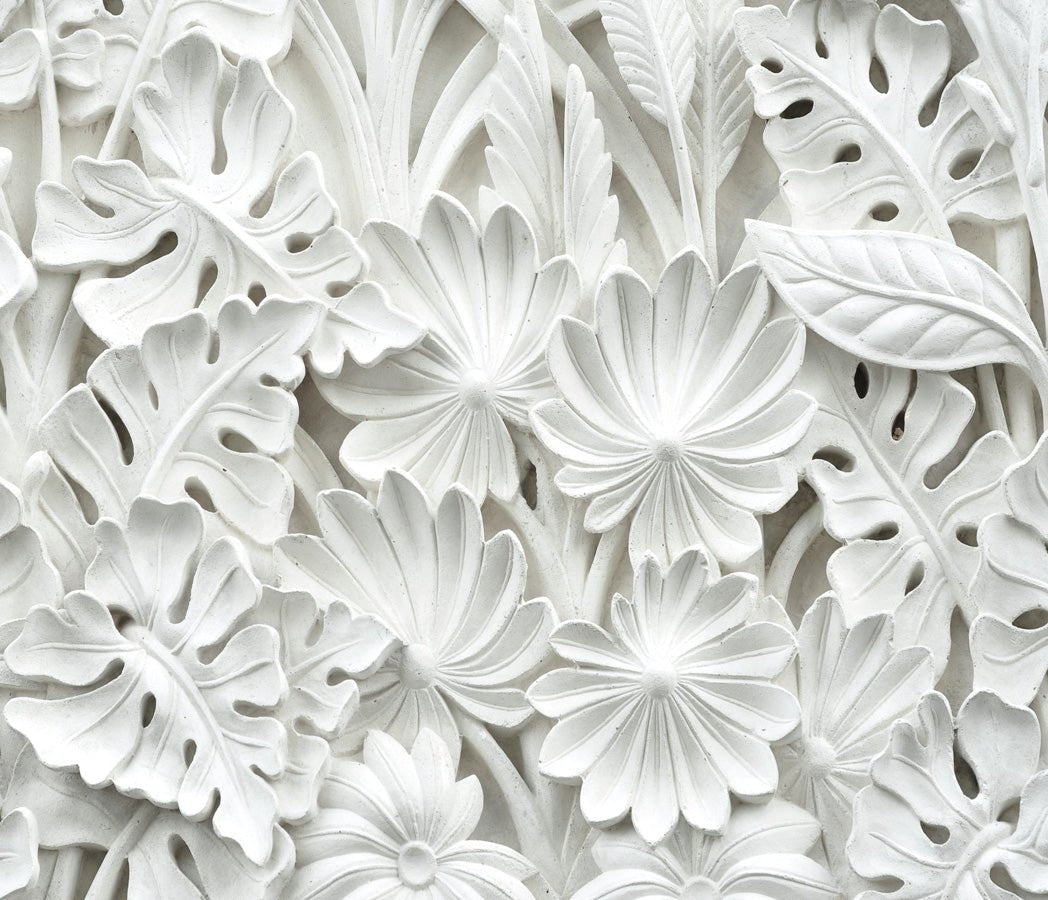 Papier peint White Garden, mural concept, tendance