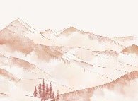 Papier peint montagne chaine des Aravis